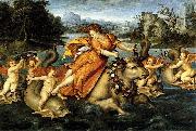 Jean Cousin THe Elder The Rape of Europa oil painting on canvas
